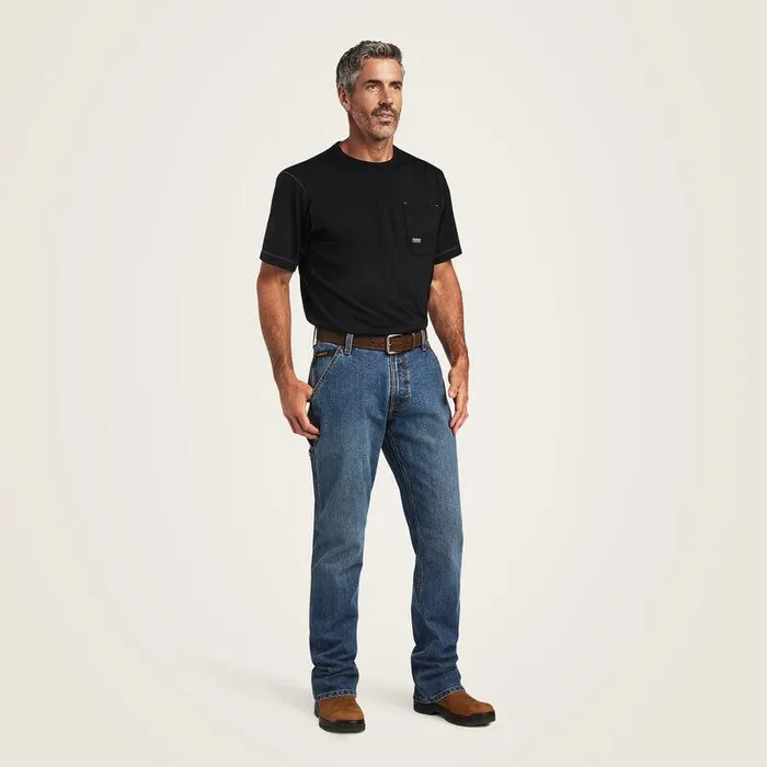 Men Denim Ariat Rebar M4 Low Rise DuraStretch Workhorse Boot Cut Jean Gabe Men Denim Ariat Rebar M4 Low Rise DuraStretch Workhorse Boot Cut Jean Gabe