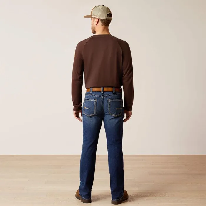 Men Denim Ariat Rebar M4 Relaxed Acclimatize Boot Cut Jean Galveston Men Denim Ariat Rebar M4 Relaxed Acclimatize Boot Cut Jean Galveston