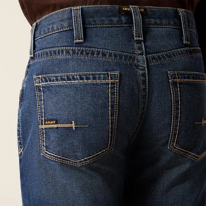 Men Denim Ariat Rebar M4 Relaxed Acclimatize Boot Cut Jean Galveston Men Denim Ariat Rebar M4 Relaxed Acclimatize Boot Cut Jean Galveston