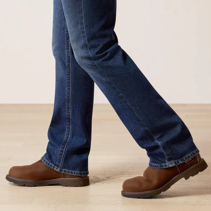 Men Denim Ariat Rebar M4 Relaxed Acclimatize Boot Cut Jean Galveston Men Denim Ariat Rebar M4 Relaxed Acclimatize Boot Cut Jean Galveston