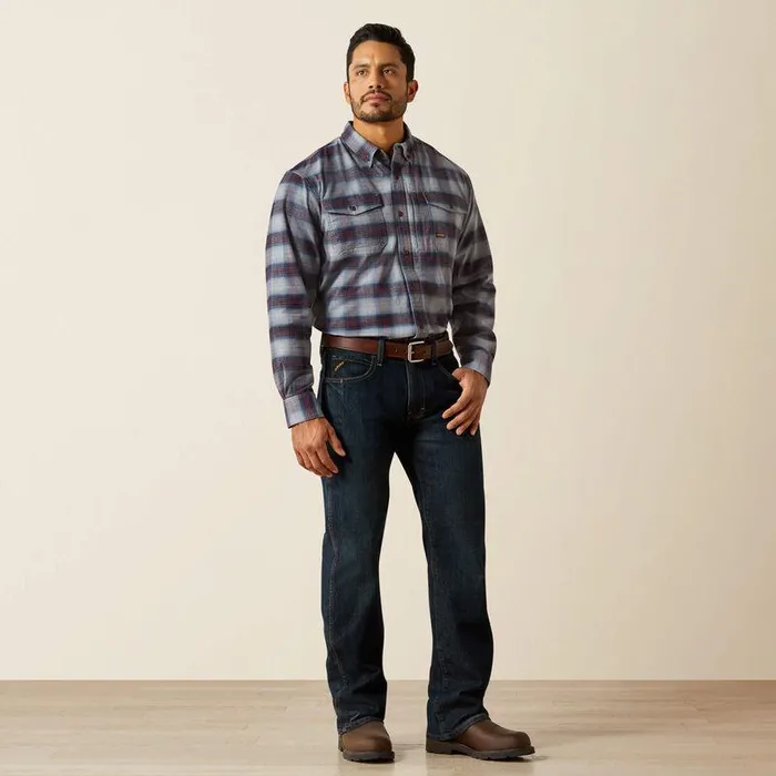 Men Denim Ariat Rebar M5 Straight DuraStretch Edge Stackable Straight Leg Jean Blackstone Men Denim Ariat Rebar M5 Straight DuraStretch Edge Stackable Straight Leg Jean Blackstone