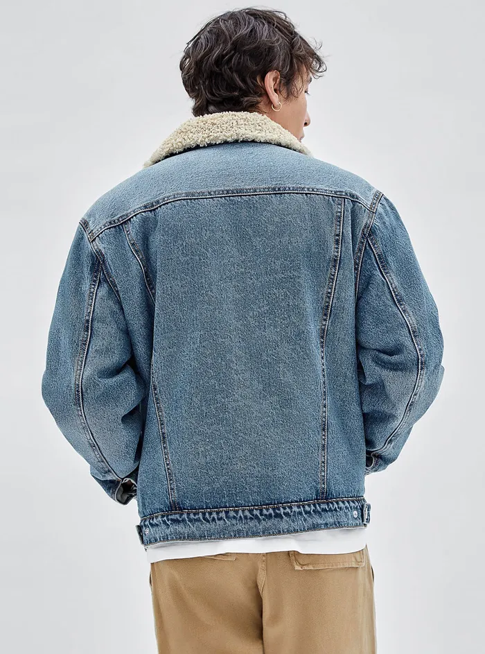 Men Denim GUESS Guess Originals Blue Denim Vintage Jacket Men Denim GUESS Guess Originals Blue Denim Vintage Jacket