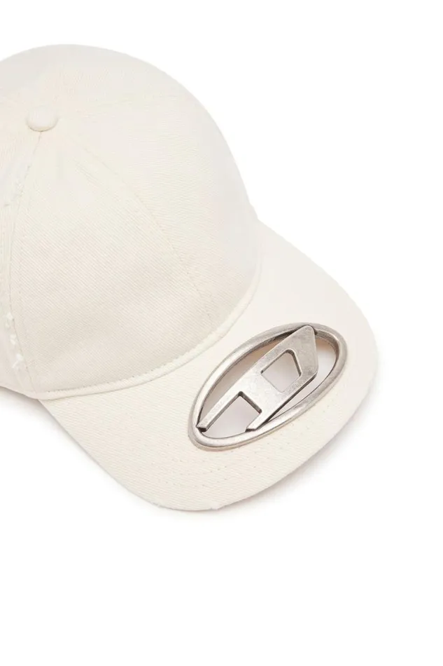 Men Diesel Caps Hats and Scarves CBEASTA1 White