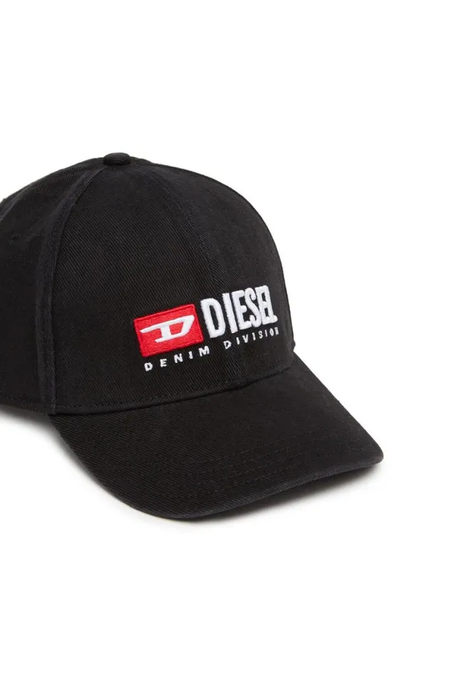 Men Diesel Caps Hats and Scarves CORRYDIVWASH Black Men Diesel Caps Hats and Scarves CORRYDIVWASH Black