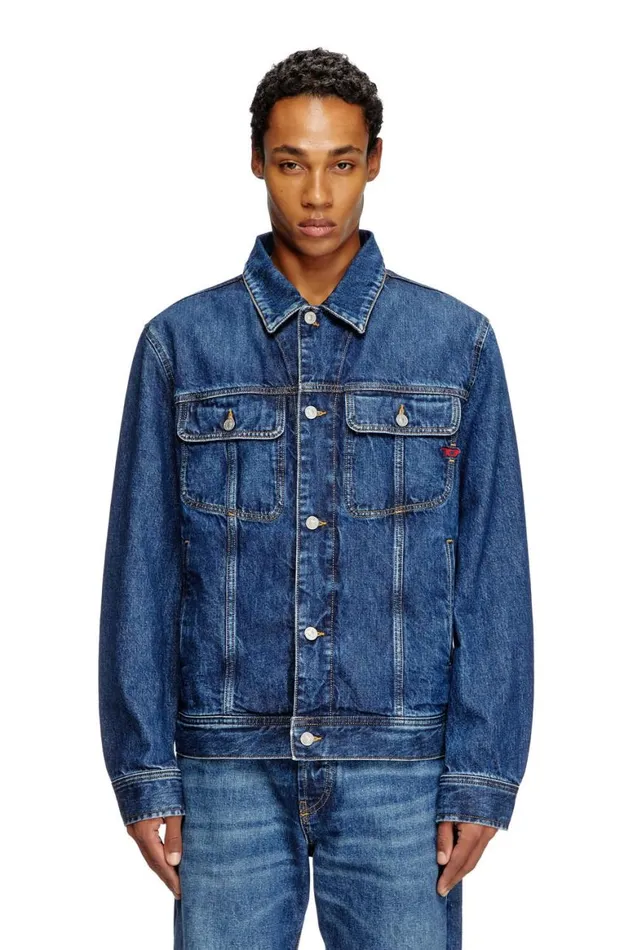 Men Diesel Jackets DBARCY Medium Blue
