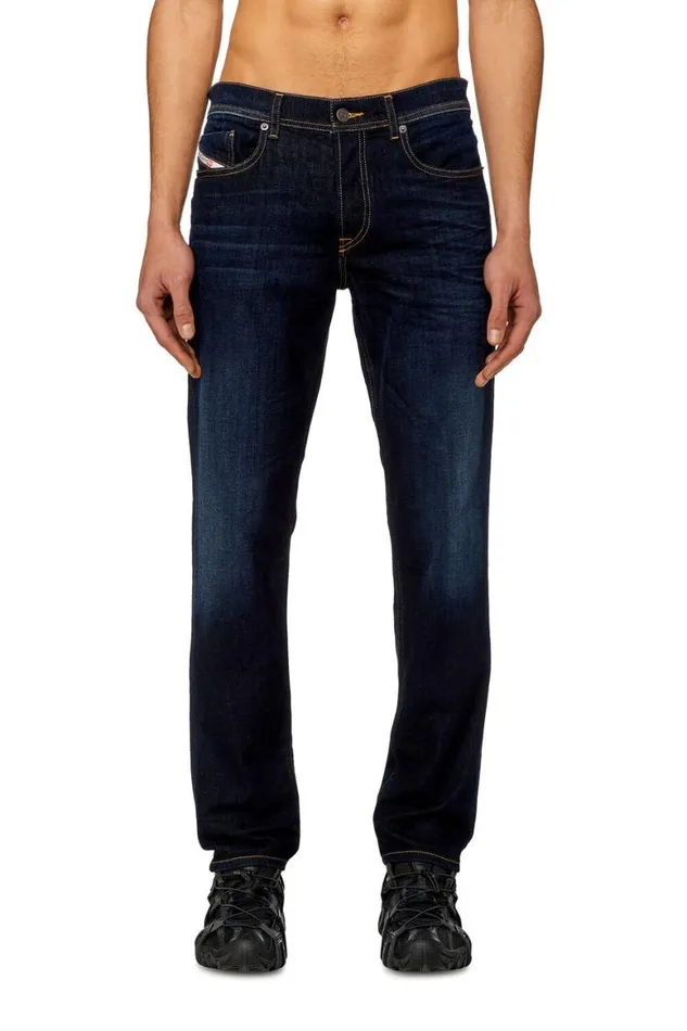 Men Diesel Jeans Regular Jeans 2023 DFinitive 009ZS Dark Blue Men Diesel Jeans Regular Jeans 2023 DFinitive 009ZS Dark Blue