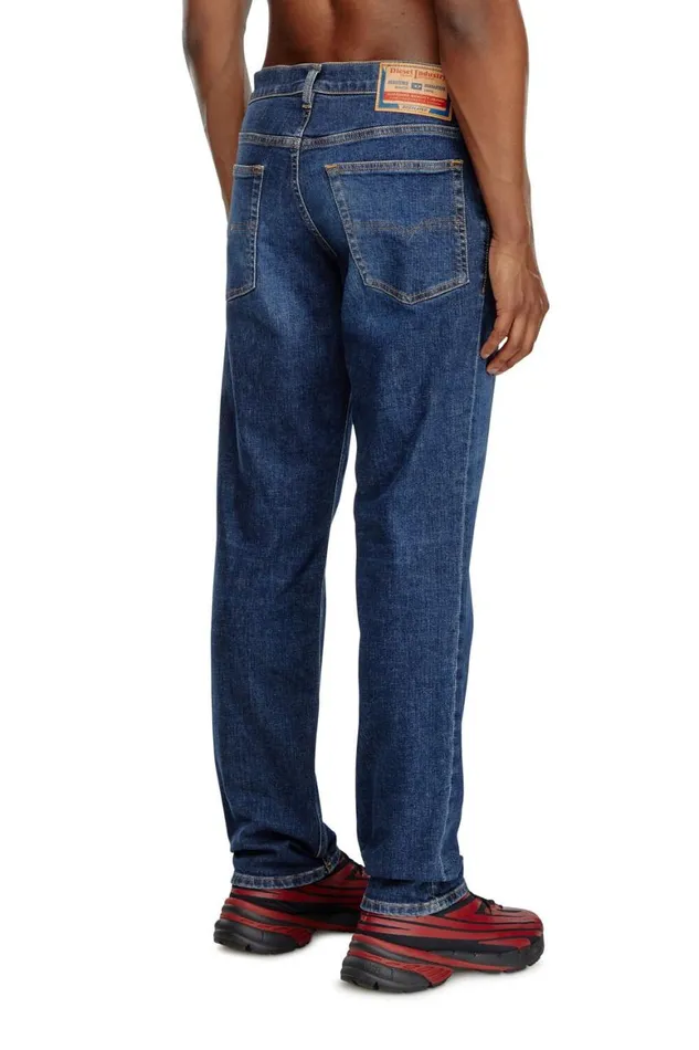 Men Diesel Jeans Regular Jeans 2023 DFinitive 09J47 Dark Blue