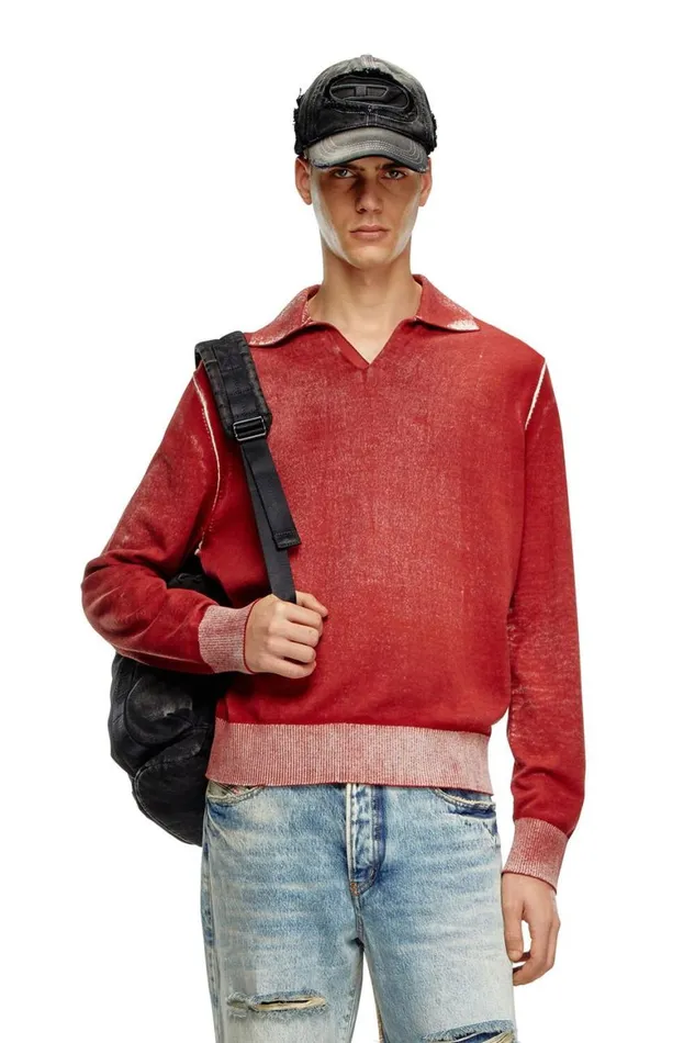 Men Diesel Knitwear KLORENZO Red