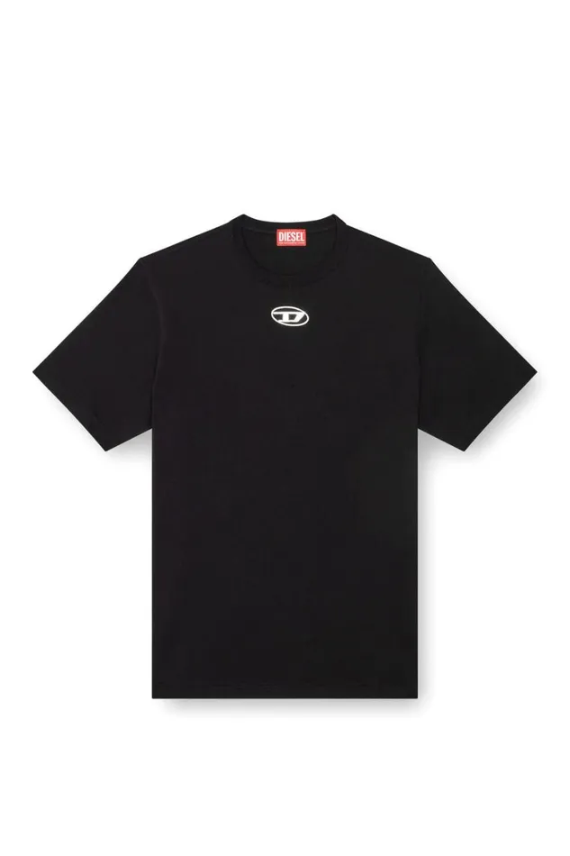 Men Diesel TShirts and Polos TADJUSTOD Black