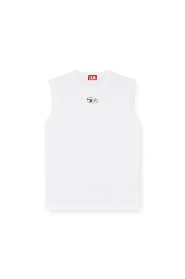 Men Diesel TShirts and Polos TBISCOOD White