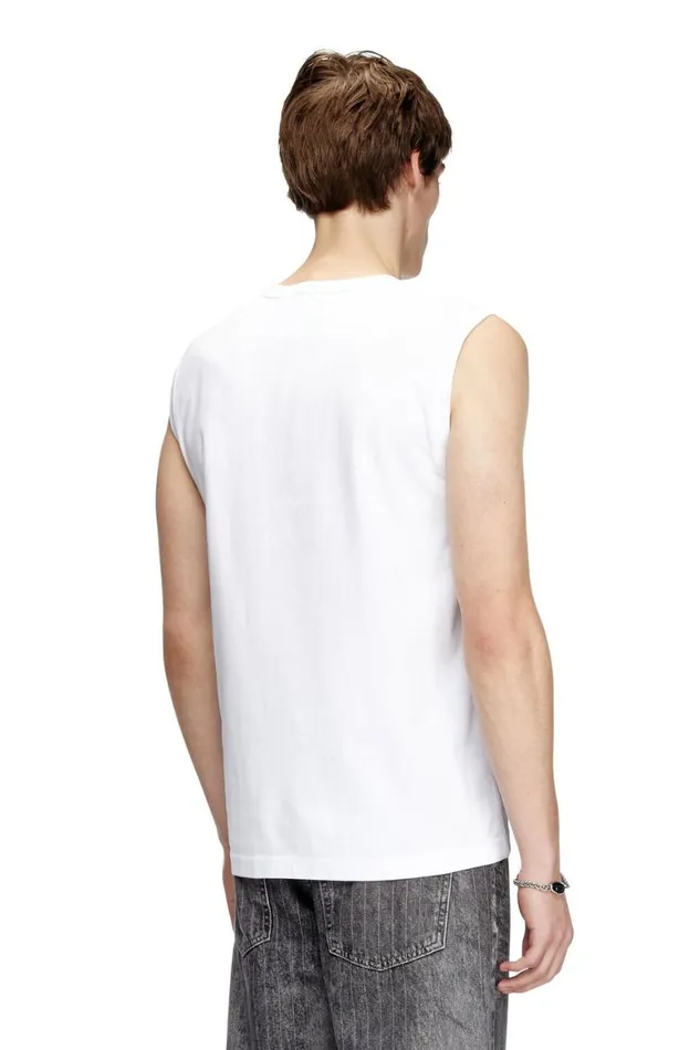Men Diesel TShirts and Polos TBISCOOD White