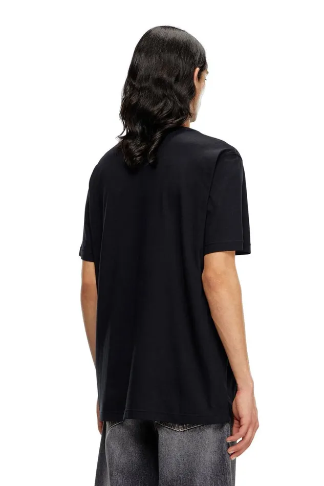 Men Diesel TShirts and Polos TJUSTOD Black