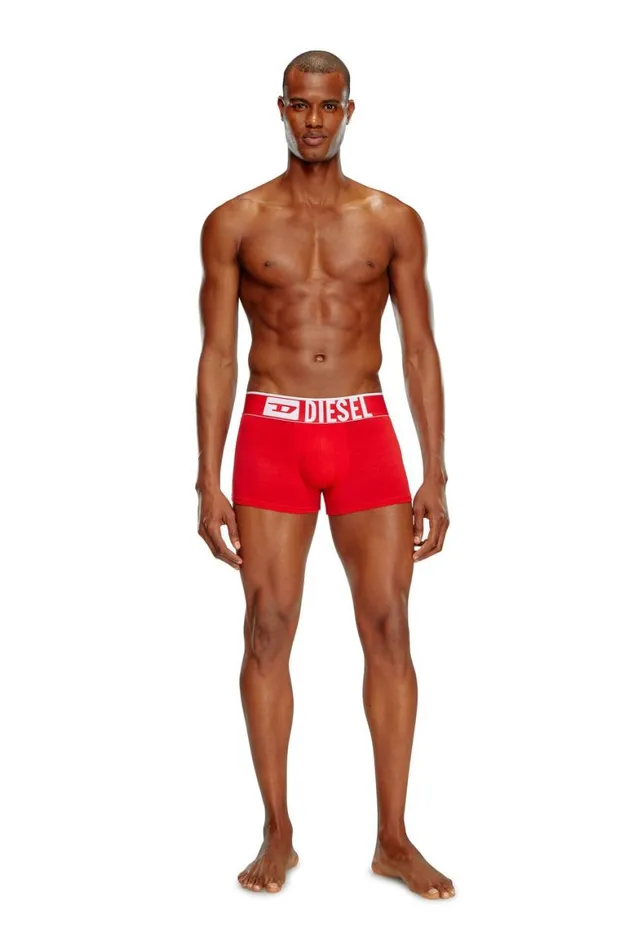 Men Diesel Underwear UMBXDAMIENTHREEPACK55EL Blackred Men Diesel Underwear UMBXDAMIENTHREEPACK55EL Blackred