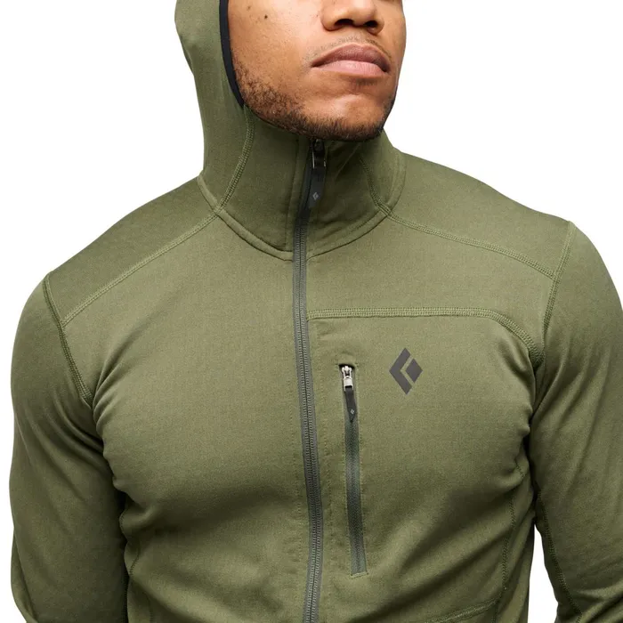 Men Fleece Black Diamond Coefficient Fleece Hoody 8211 Black Diamond