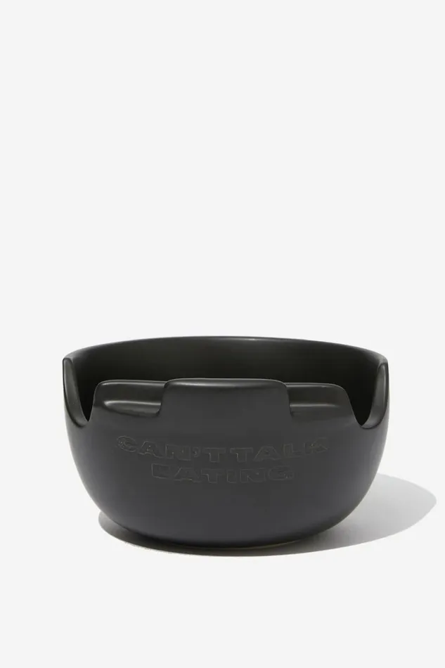Men Gifting Cotton On Self Love Bowl Cant Talk Eating Black