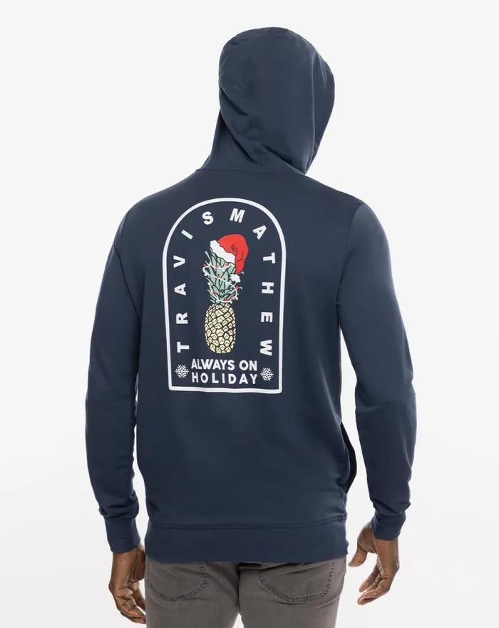 Men Hoodies and Sweatshirts TravisMathew DONT CRY HOODIE Mood Indigo