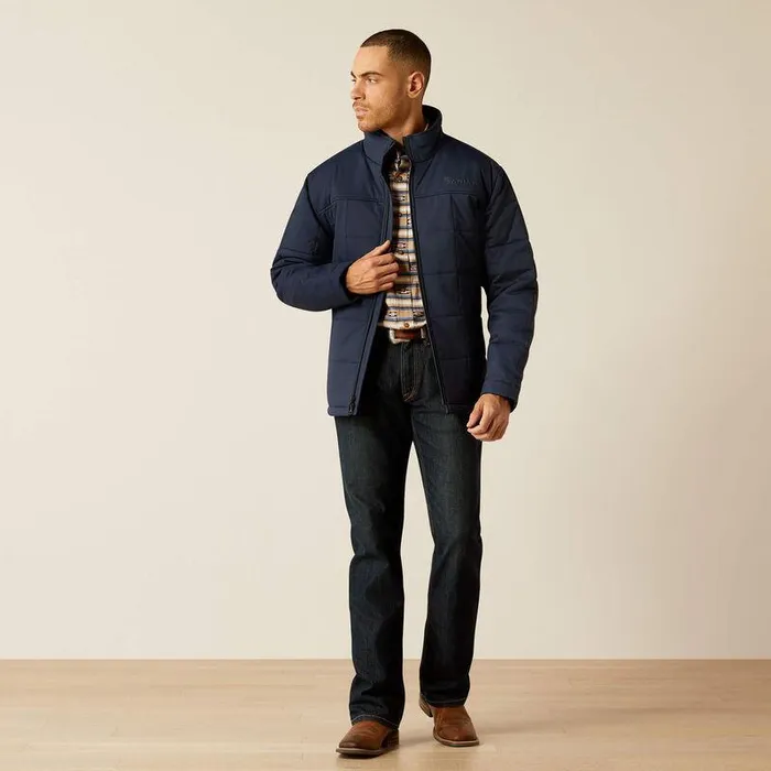 Men Jackets and Vests Ariat Crius Insulated Jacket Dark Sapphire Men Jackets and Vests Ariat Crius Insulated Jacket Dark Sapphire