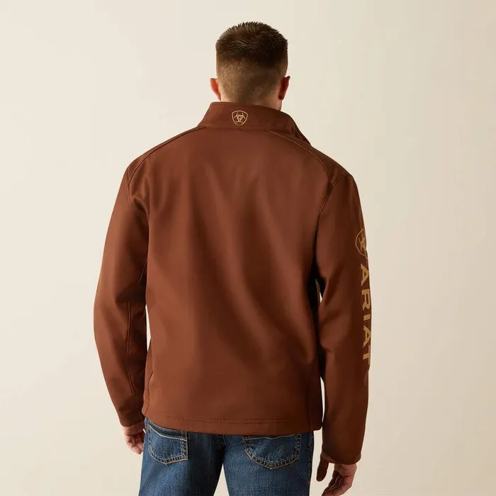 Men Jackets and Vests Ariat Logo 20 Softshell Jacket Potting Soil Men Jackets and Vests Ariat Logo 20 Softshell Jacket Potting Soil