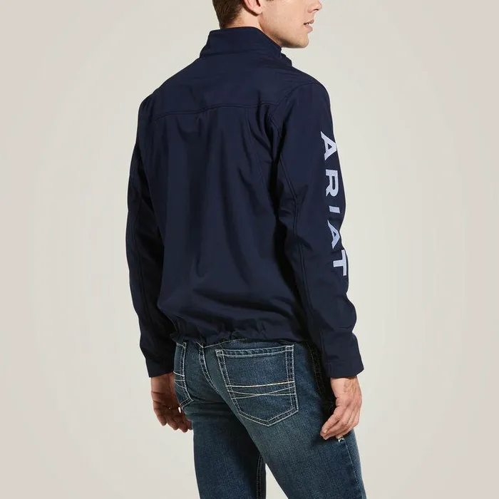 Men Jackets and Vests Ariat New Team Softshell Jacket Navy