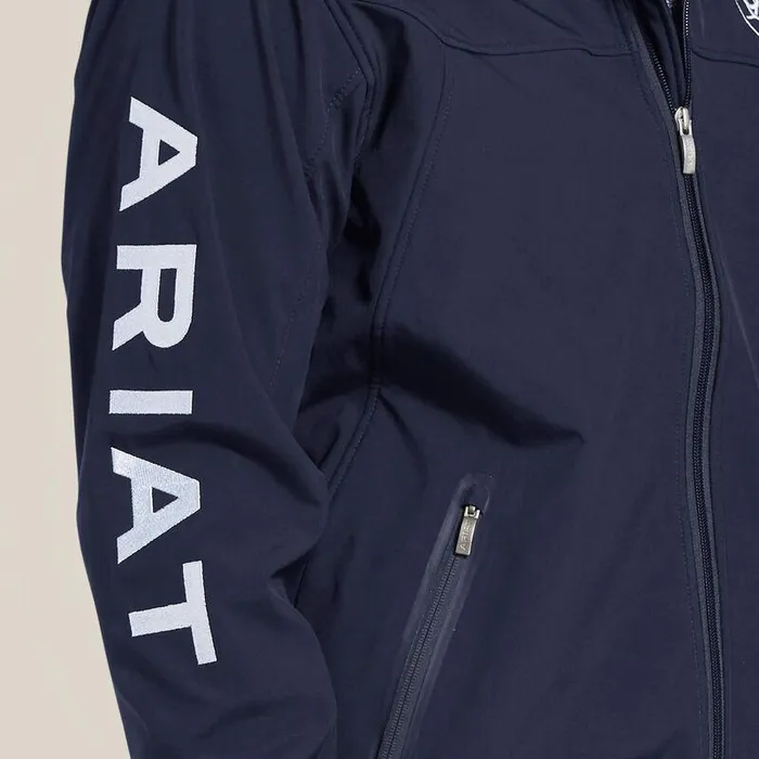 Men Jackets and Vests Ariat New Team Softshell Jacket Navy