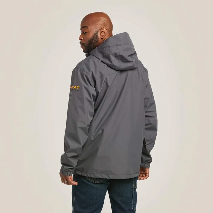 Men Jackets and Vests Ariat Rebar Stormshell Waterproof Jacket Rebar Grey Men Jackets and Vests Ariat Rebar Stormshell Waterproof Jacket Rebar Grey
