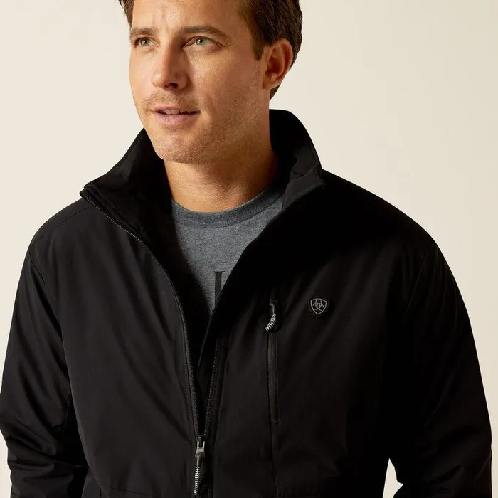 Men Jackets and Vests Ariat Rion StretchShell Insulated Jacket Black