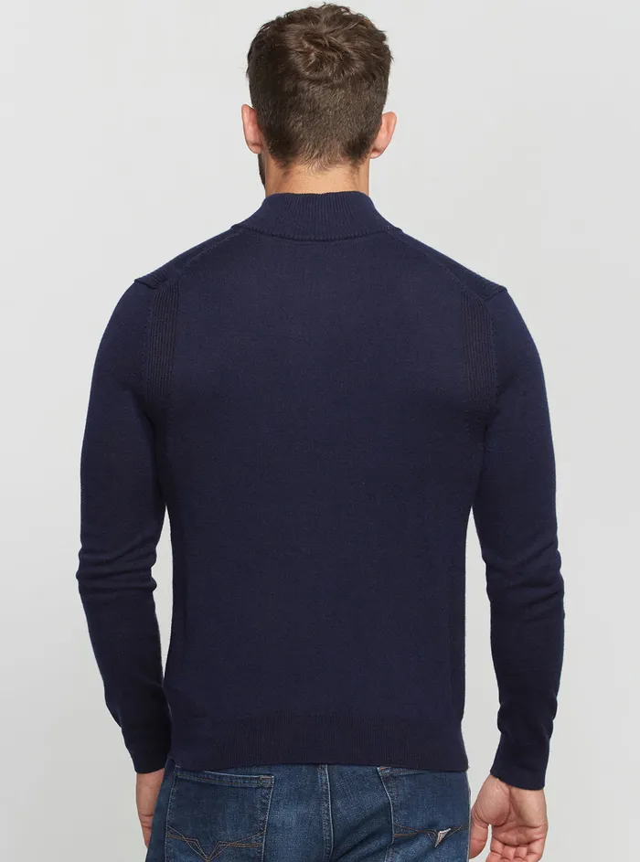 Men Jackets GUESS Eco Blue Peers Cardigan Jacket
