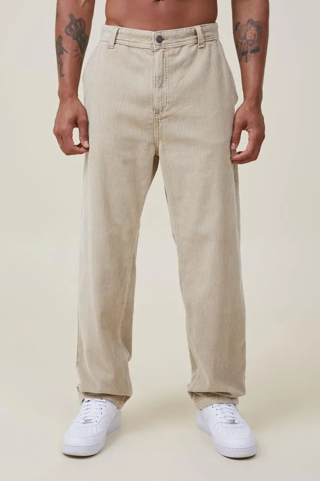 Men Jeans Cotton On Loose Fit Pant Sand Cord