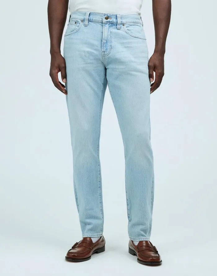 Men Jeans Madewell Athletic Slim Jeans Brantwood Wash