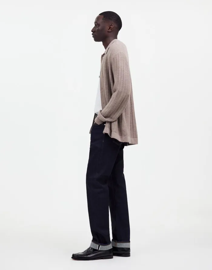 Men Jeans Madewell The 1991 StraightLeg Stretch Selvedge Jean Rinse