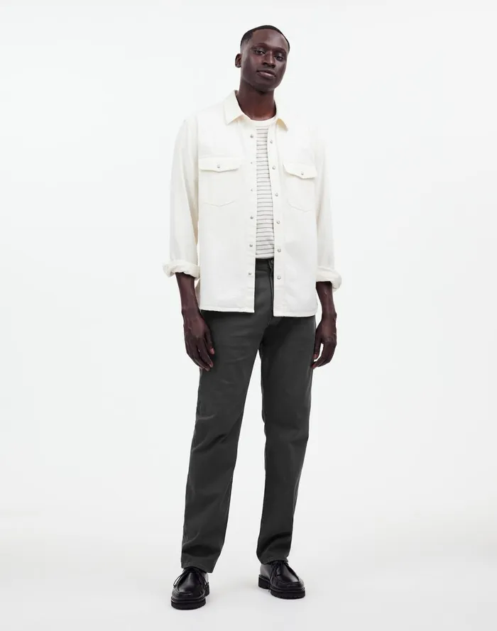 Men Jeans Madewell The Allday 1991 StraightLeg Pant Thunder Cloud