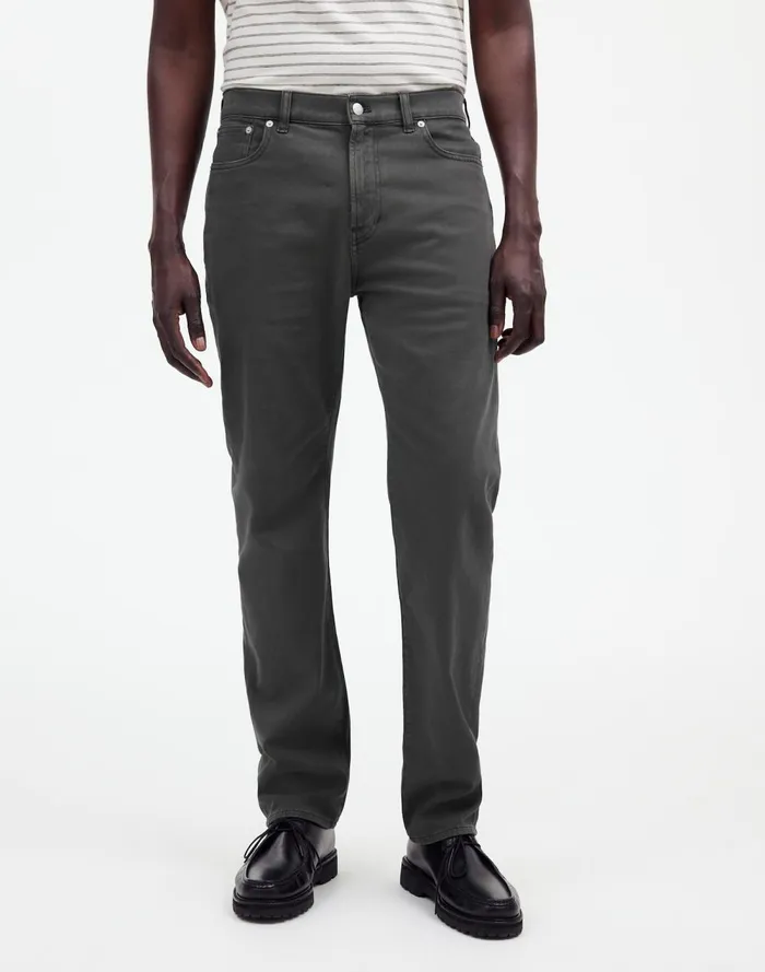 Men Jeans Madewell The Allday 1991 StraightLeg Pant Thunder Cloud