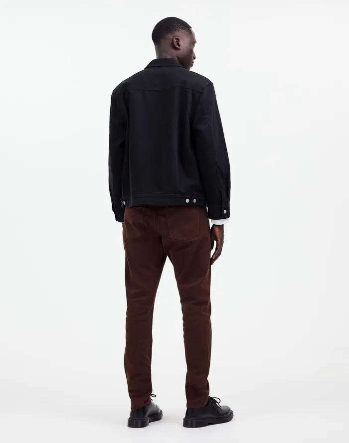 Men Jeans Madewell The Athletic Allday Slim Pant Dark Carob