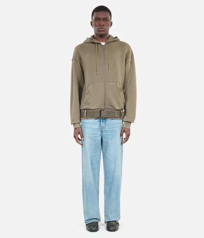 Men Khaki Hoodie THE KOOPLES Knits and Tees