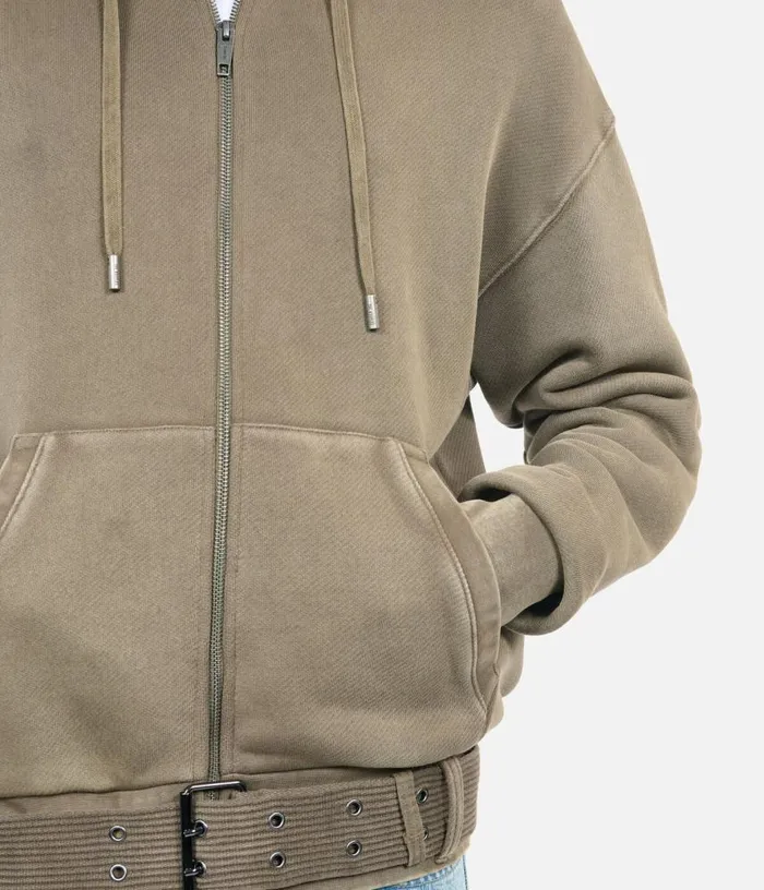 Men Khaki Hoodie THE KOOPLES Knits and Tees