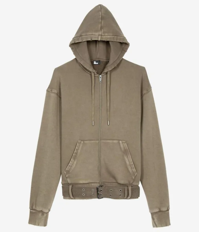Men Khaki Hoodie THE KOOPLES Knits and Tees