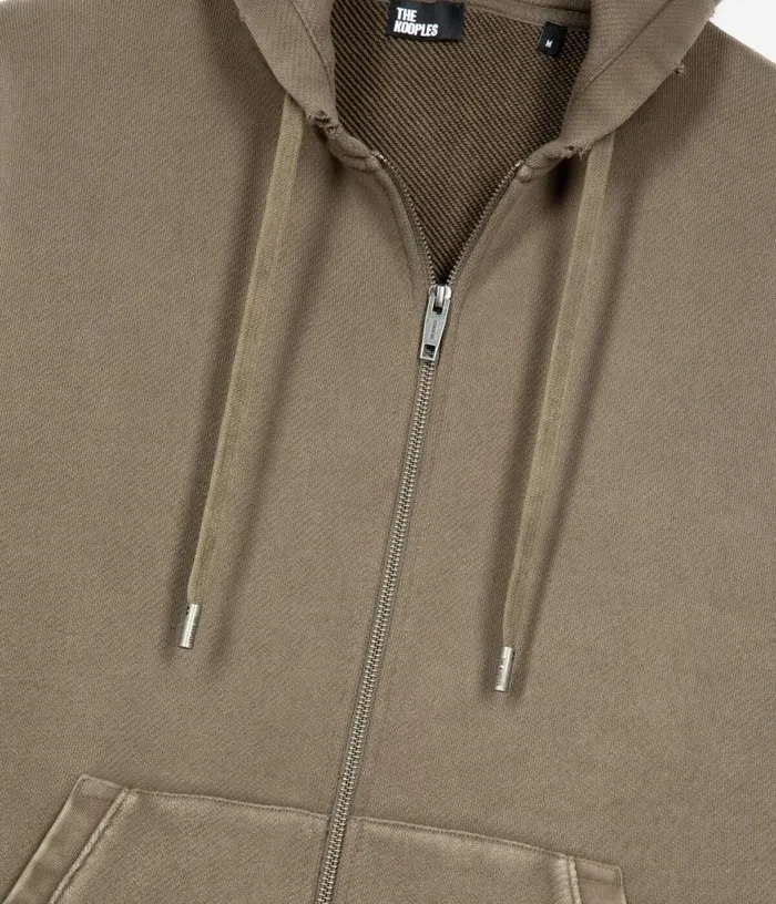 Men Khaki Hoodie THE KOOPLES Knits and Tees