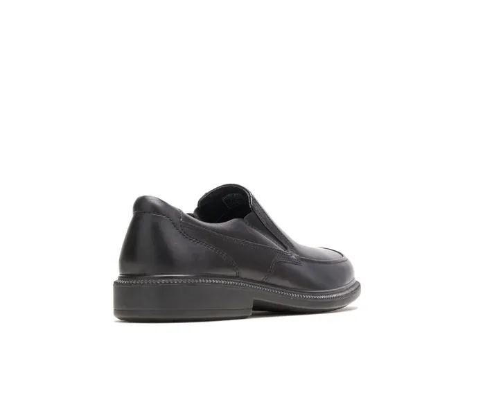 Men Leverage Black Leather Walking Shoes Hush Puppies Men Leverage Black Leather Walking Shoes Hush Puppies
