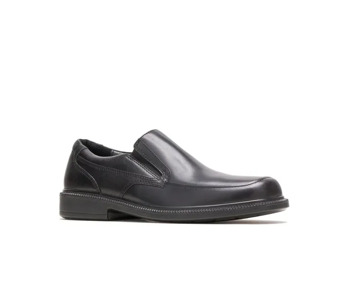 Men Leverage Black Leather Walking Shoes Hush Puppies Men Leverage Black Leather Walking Shoes Hush Puppies