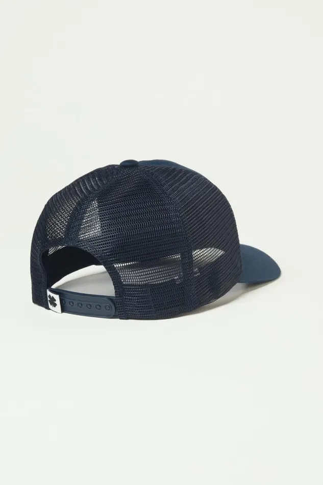 Men Lucky Brand Hats Clover Patch Trucker Hat American Navy
