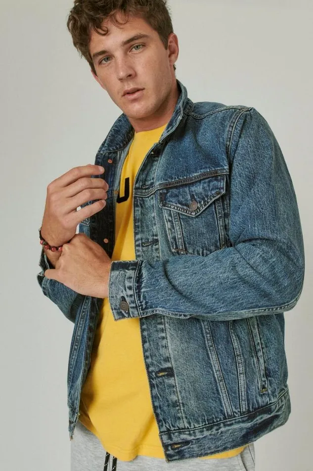 Men Lucky Brand Jackets and Outerwear The Trucker Jacket Yakima Ridge