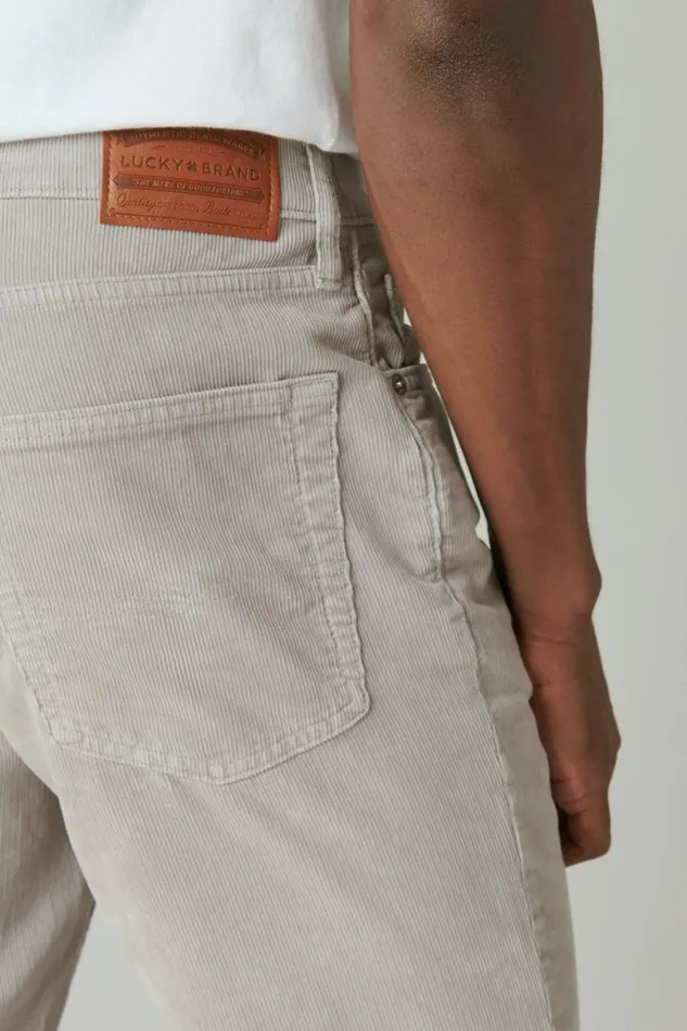 Men Lucky Brand Jeans 223 Straight Corduroy Jeans Windchill