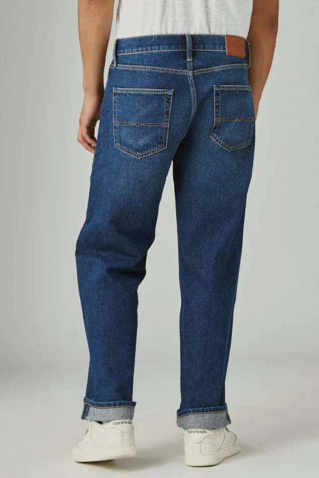 Men Lucky Brand Jeans 281 Baggy Straight Hemp Jean Levit