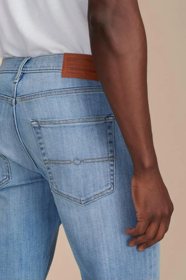 Men Lucky Brand Jeans 412 Athletic Slim Premium Coolmax Stretch Jean Montvale