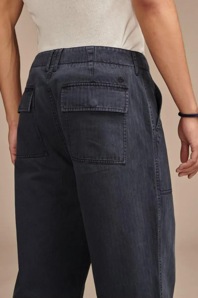 Men Lucky Brand Pants Herringbone Utility Pant Parisian Night