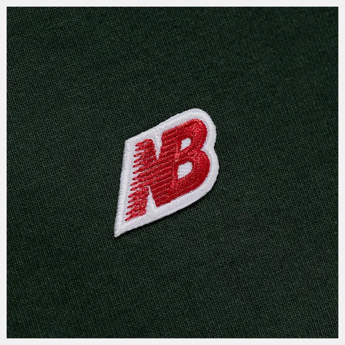 Men MADE In USA Core Crewneck Sweatshirt Midnight Green New Balance Hoodies and Sweatshirts