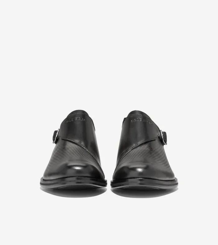 Men Men039s Washington Grand Laser Monk Strap Black Cole Haan Loafers and Drivers Men Men039s Washington Grand Laser Monk Strap Black Cole Haan Loafers and Drivers