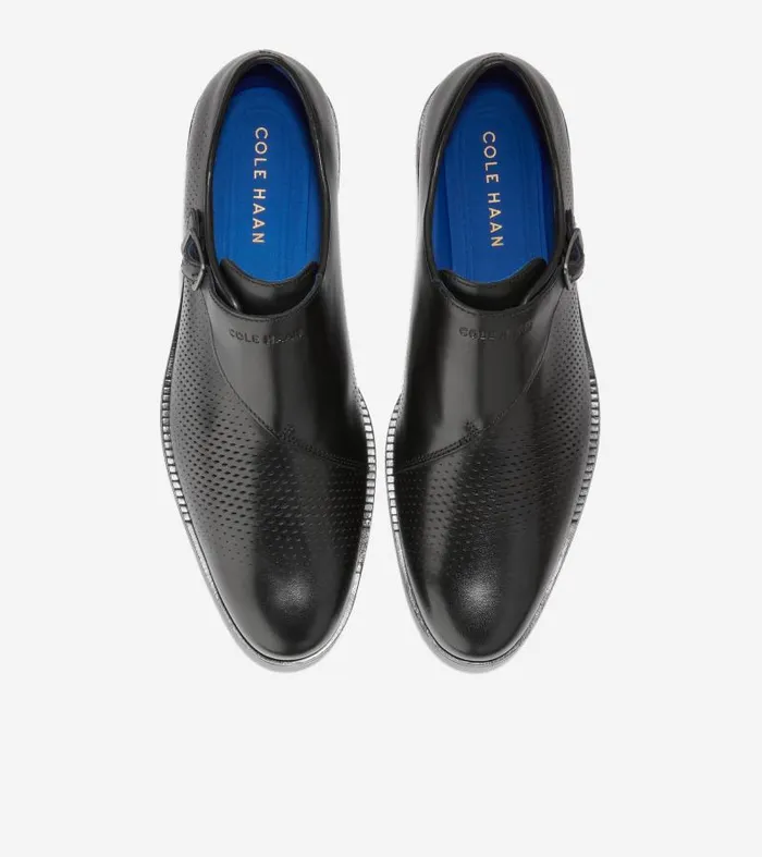 Men Men039s Washington Grand Laser Monk Strap Black Cole Haan Loafers and Drivers Men Men039s Washington Grand Laser Monk Strap Black Cole Haan Loafers and Drivers