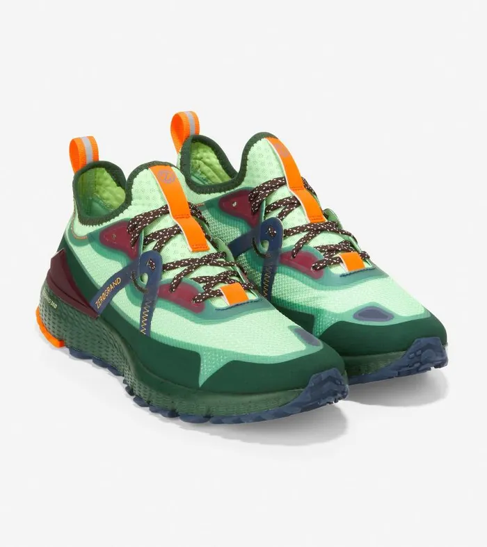 Men Men039s ZERGRAND Overtake AllTerrain Running Shoe Green Cole Haan Sneakers