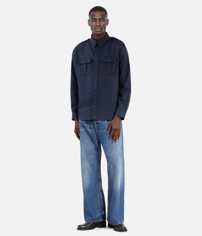 Men Navy Blue Shirt THE KOOPLES Shirts